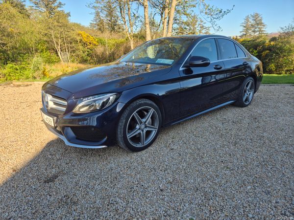 Mercedes-Benz C-Class Saloon, Diesel, 2017, Blue