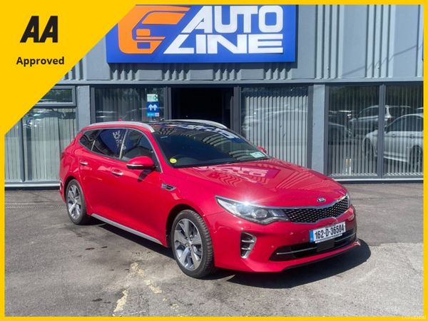 Kia Optima Estate, Diesel, 2016, Red