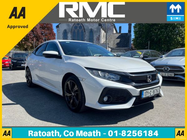 Honda Civic Hatchback, Petrol, 2017, White