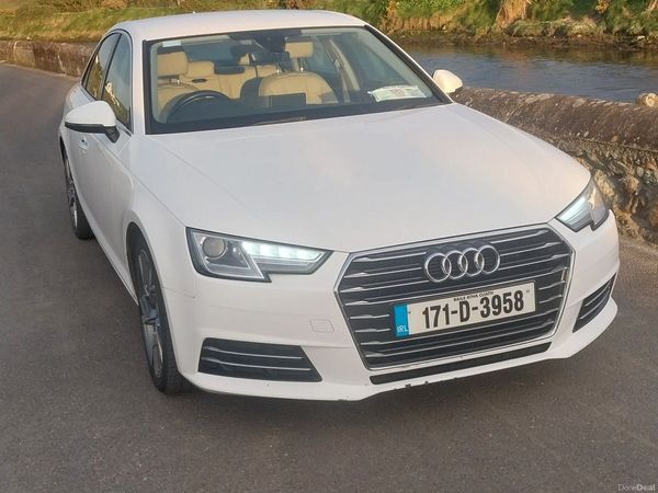 Audi A4 Saloon, Diesel, 2017, White