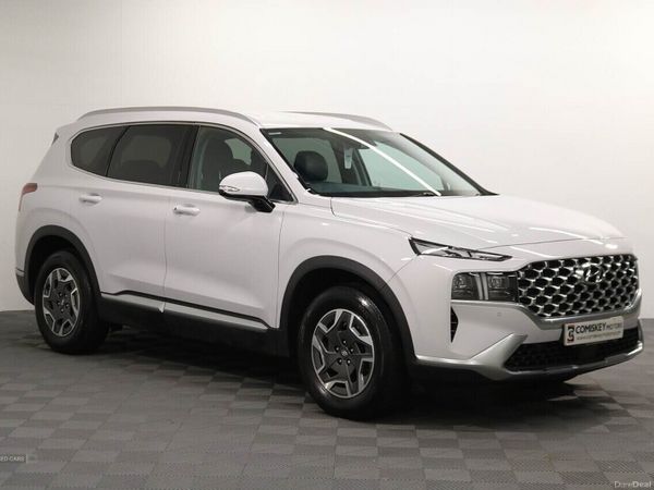 Hyundai Santa Fe SUV, Petrol Hybrid, 2022, White