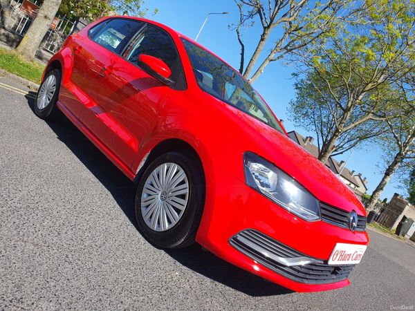 Volkswagen Polo Hatchback, Petrol, 2015, Red