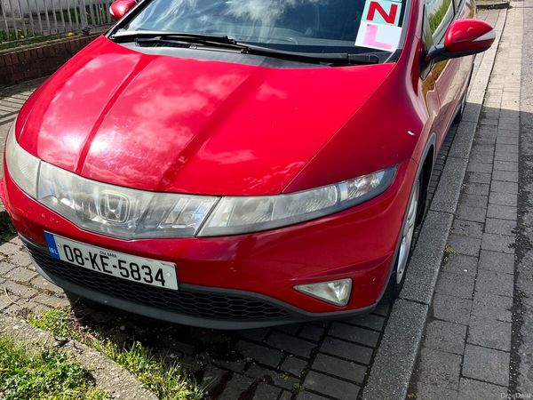 Honda Civic Hatchback, Petrol, 2008, Red