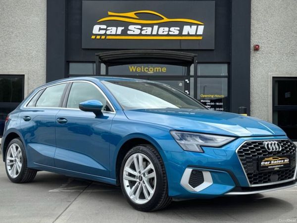 Audi A3 Hatchback, Petrol Hybrid, 2022, Blue