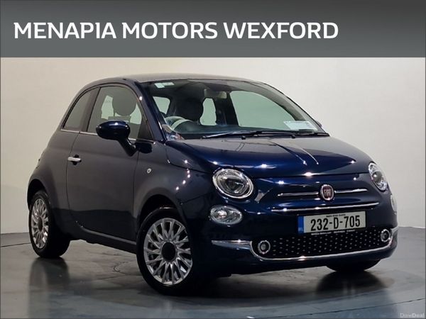 Fiat 500 Hatchback, Petrol, 2023, Blue