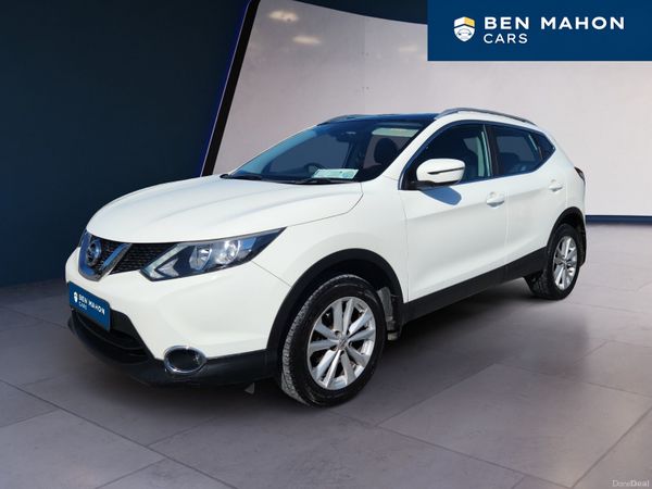 Nissan Qashqai Hatchback, Petrol, 2016, White