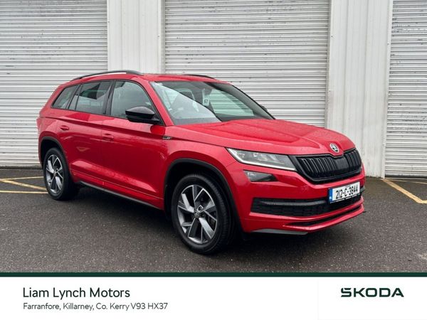 Skoda Kodiaq SUV, Diesel, 2021, Red