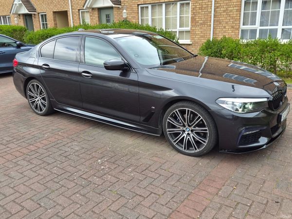 BMW 5-Series Saloon, Petrol Plug-in Hybrid, 2018, Grey