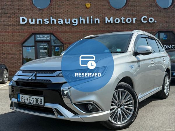 Mitsubishi Outlander SUV, Petrol Plug-in Hybrid, 2018, Silver
