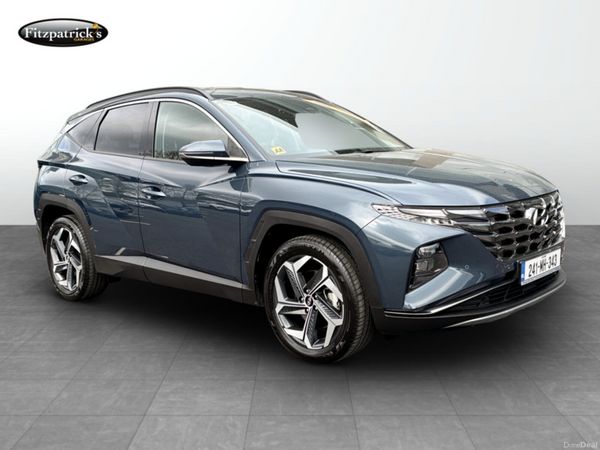 Hyundai Tucson SUV, Petrol Hybrid, 2024, Blue