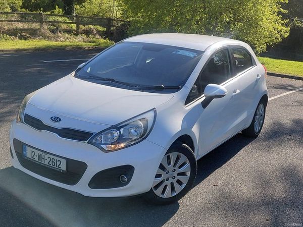 Kia Rio Hatchback, Petrol, 2012, White