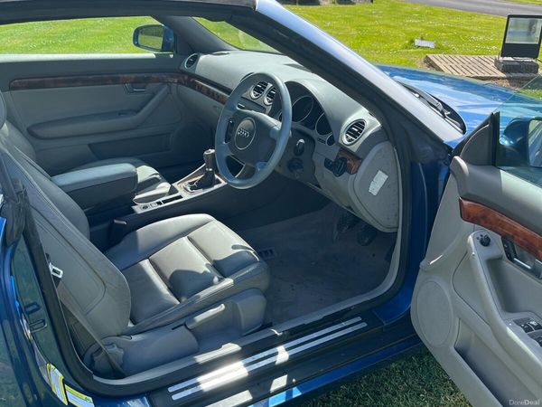 Audi A4 Convertible, Petrol, 2003, Blue