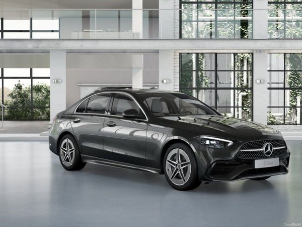 Mercedes-Benz C-Class Saloon, Petrol Hybrid, 2021, Grey