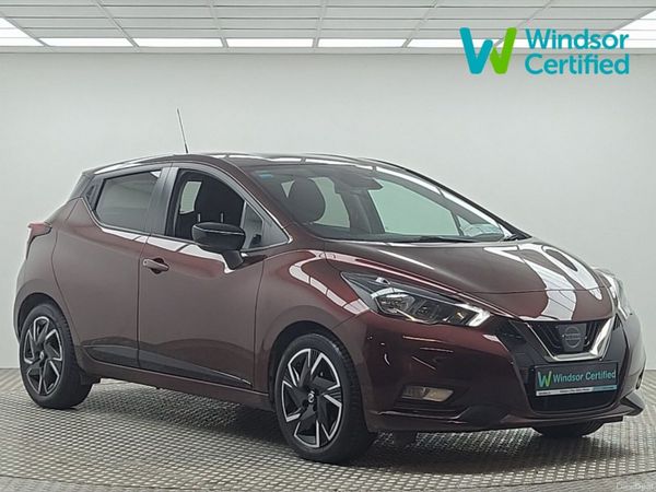 Nissan Micra Hatchback, Petrol, 2022, Red