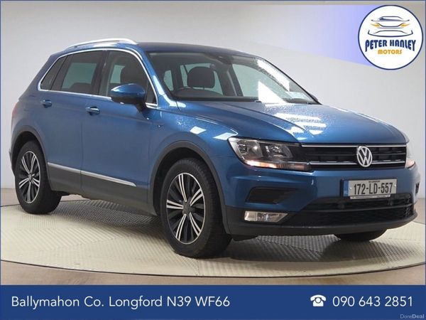Volkswagen Tiguan SUV, Diesel, 2017, Blue