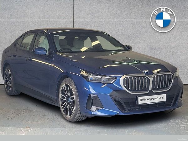 BMW 5-Series Saloon, Petrol Plug-in Hybrid, 2024, Blue