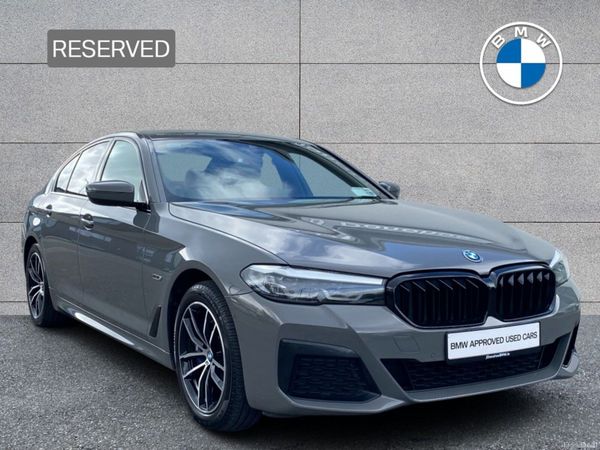 BMW 5-Series Saloon, Petrol Plug-in Hybrid, 2022, Grey
