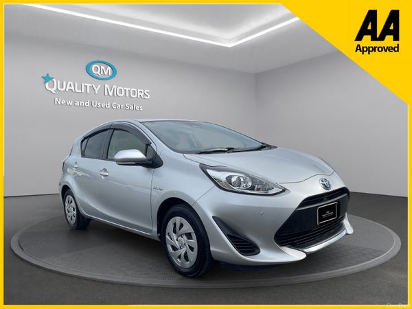Toyota Aqua Hatchback, Petrol Hybrid, 2019, Silver