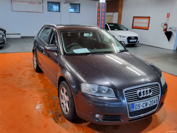 Audi A3 Hatchback, Petrol, 2005, Grey