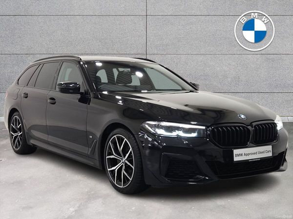 BMW 5-Series Estate, Diesel Hybrid, 2023, Black