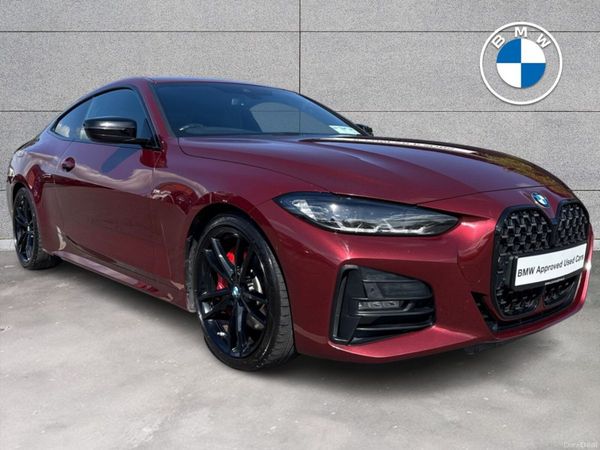 BMW 4-Series Coupe, Diesel, 2021, Red