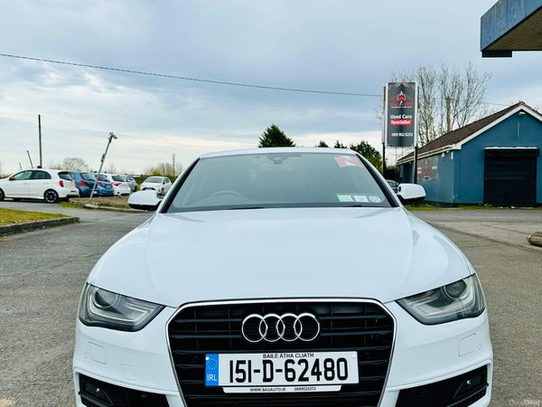 Audi A4 Saloon, Petrol, 2015, White