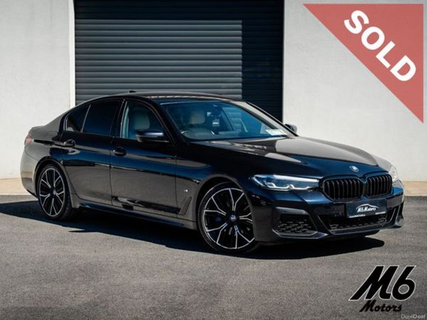 BMW 5-Series Saloon, Diesel, 2021, Black