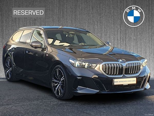 BMW 5-Series Estate, Petrol Plug-in Hybrid, 2025, Grey