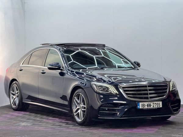 Mercedes-Benz S-Class Saloon, Diesel, 2018, Blue