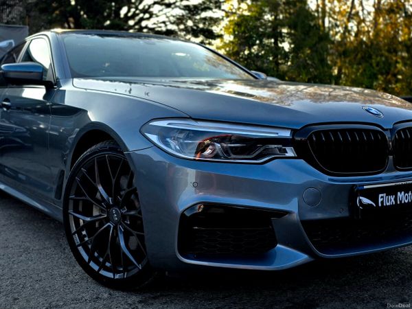 BMW 5-Series Saloon, Petrol Plug-in Hybrid, 2017, Blue