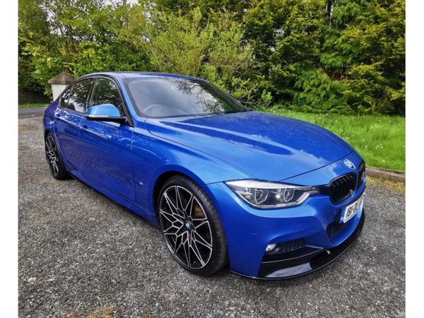 BMW 3-Series Saloon, Petrol Hybrid, 2018, Blue