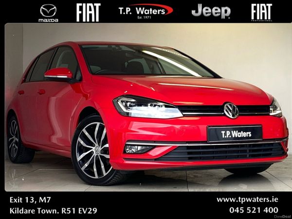 Volkswagen Golf Hatchback, Petrol, 2018, Red