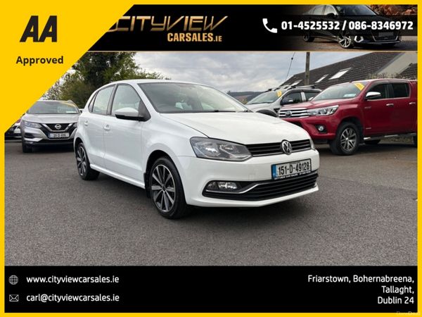 Volkswagen Polo Hatchback, Petrol, 2015, White