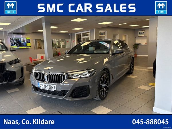 BMW 5-Series Saloon, Petrol Plug-in Hybrid, 2022, Grey