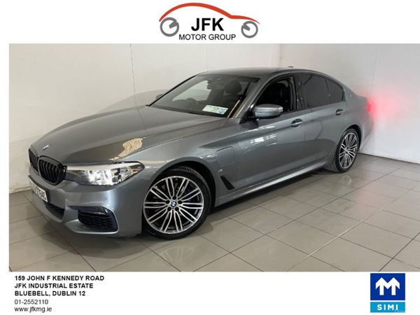 BMW 5-Series Saloon, Petrol Hybrid, 2018, Blue