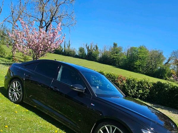 Audi A6 Saloon, Diesel Hybrid, 2019, Black
