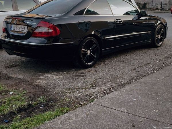 Mercedes-Benz CLK Coupe, Petrol, 2008, Black