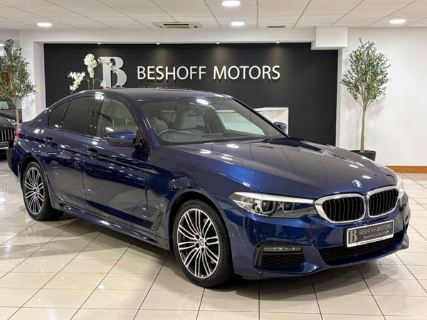 BMW 5-Series Saloon, Petrol Plug-in Hybrid, 2019, Blue