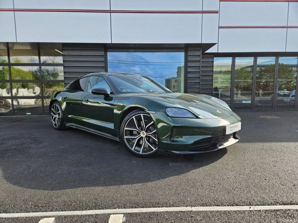Porsche Taycan Saloon, Electric, 2026, Green