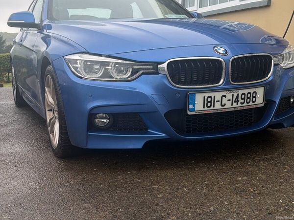 BMW 3-Series Saloon, Petrol Plug-in Hybrid, 2018, Blue