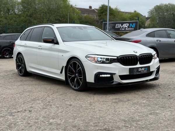 BMW 5-Series Estate, Diesel, 2019, White