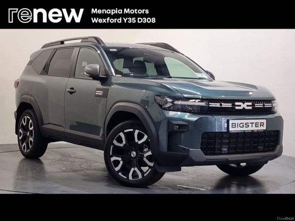 Dacia Bigster SUV, Petrol Hybrid, 2026, Green