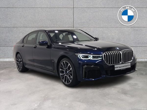 BMW 7-Series Saloon, Petrol Plug-in Hybrid, 2021, Blue