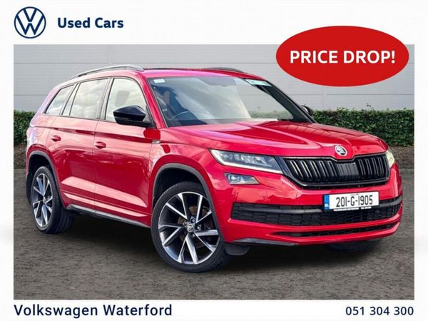 Skoda Kodiaq SUV, Diesel, 2020, Red