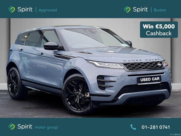 Land Rover Range Rover Evoque SUV, Petrol Hybrid, 2022, Grey