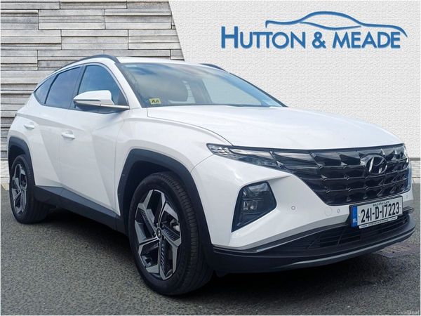 Hyundai Tucson SUV, Petrol Hybrid, 2024, White