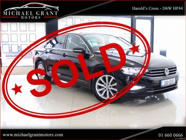 Volkswagen Passat Saloon, Diesel, 2020, Black