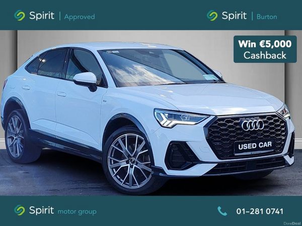Audi Q3 SUV, Petrol Plug-in Hybrid, 2022, White
