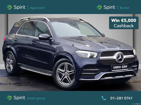 Mercedes-Benz GLE SUV, Diesel Plug-in Hybrid, 2022, Blue