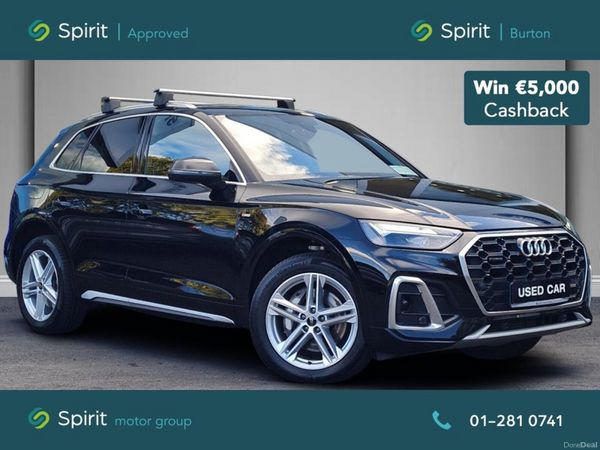 Audi Q5 SUV, Petrol Hybrid, 2024, Black